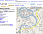 Google maps home page